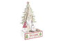 DKD Home Decor Decoración Colgante de Madera Santa Surtido de 3