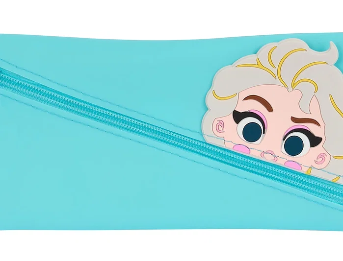 Safta Portatodo Escolar de Silicona Elsa Disney