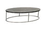 DKD Home Decor Mesa Centro Bone 23 Item Home Negro Marfil Hueso Taracea 150 x 80 x 40 cm