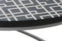 DKD Home Decor Mesa Centro Bone 23 Item Home Negro Marfil Hueso Taracea 150 x 80 x 40 cm