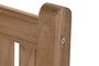 DKD Home Decor Banco Terraza y Jardín Marrón Teca 150x55x90 cm 3 Plazas