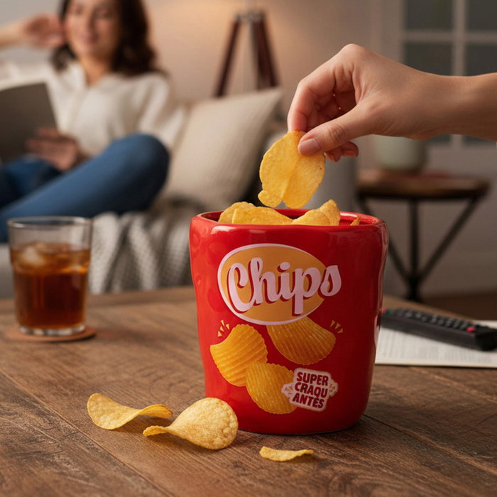 Cook Concept Bol para Chips o Nachos Colección Ludique - Altura 15,5 cm