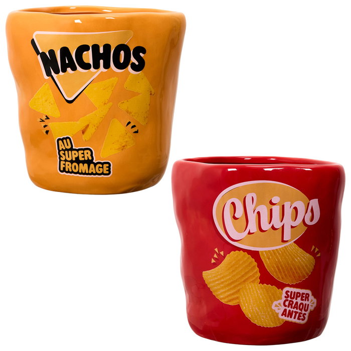 Cook Concept Bol para Chips o Nachos Colección Ludique - Altura 15,5 cm