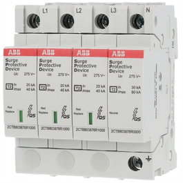 ABB OVRT23N40-275PQS Protector de sobretensiones SPD Tipo 2 230/400V