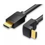 Vention Cable HDMI 2.0 4K 60Hz Acodado 90° - HDMI Macho a HDMI Macho, 1.5 Metros, Negro