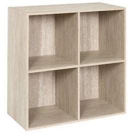 Home Deco Factory Estantería Pietra, Colección Terra Nova, 4 Estantes, 66.6x31.8x65.6 cm, Panel de Partículas