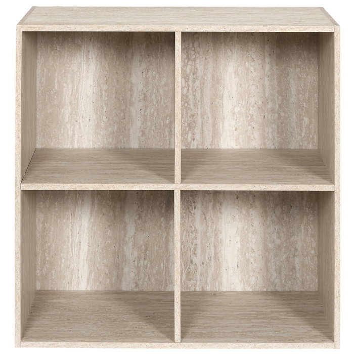 Home Deco Factory Estantería Pietra, Colección Terra Nova, 4 Estantes, 66.6x31.8x65.6 cm, Panel de Partículas