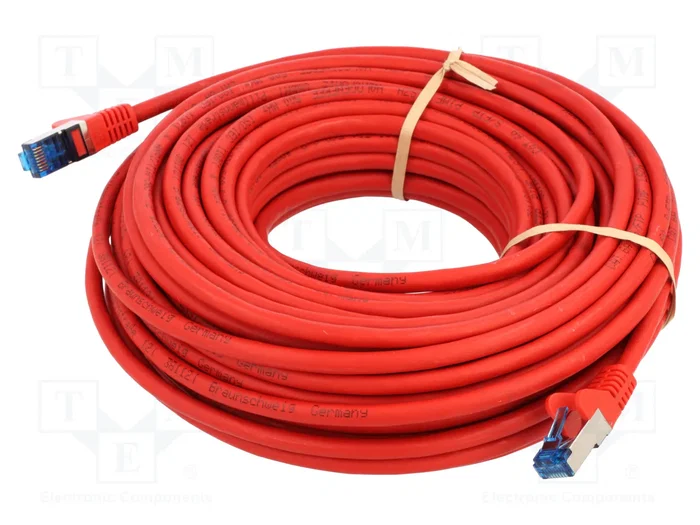 GOOBAY Patch Cord Cat 6a S/FTP Rojo 20m GOOBAY Patch Cord Cat 6a S/FTP Rojo 20m