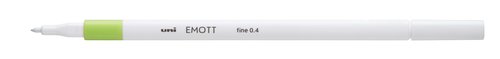Rotulador Fibra Uni-Ball Emott Fineliner Pem-Sy.5 (0,4) Verde Claro (Set de 10) Rotulador Fibra Uni-Ball Emott Fineliner Pem-Sy.5 (0,4) Verde Claro (Set de 10)