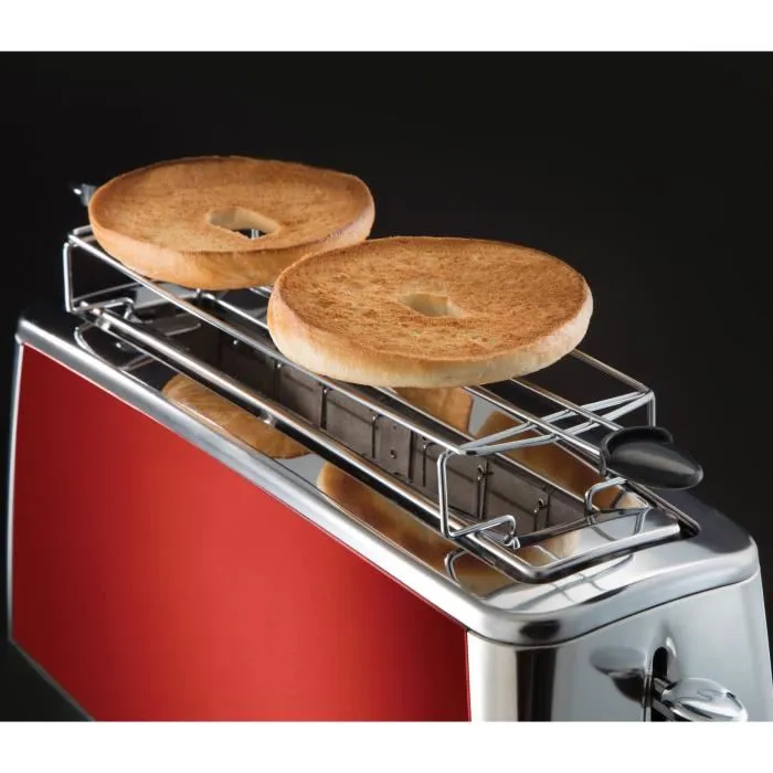 Russell Hobbs 23250-56 Luna Tostadora Tecnología Fast Toast Rojo Solar 147 caracteres
