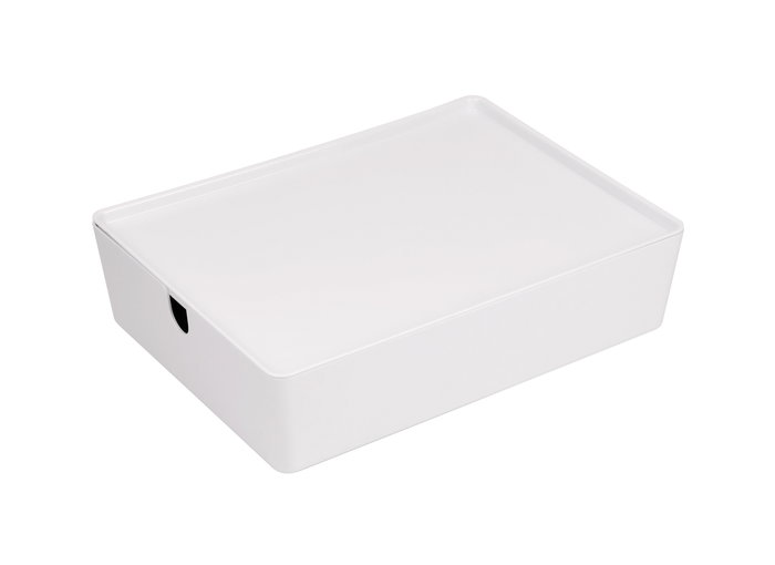 Confortime Caja Multiusos con Tapa 35 cm x 26 cm x 8.5 cm (8 Unidades)