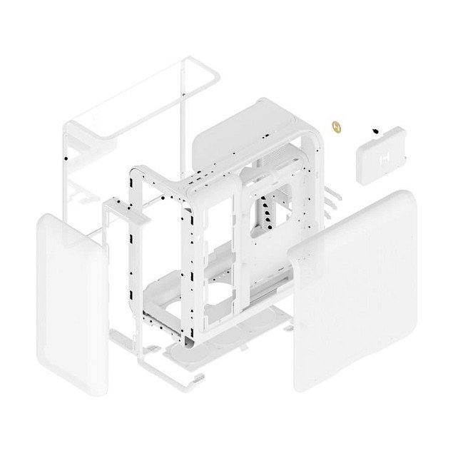 HYTE X50 Blanco con Vidrio Templado HYTE X50 Blanco con Vidrio Templado