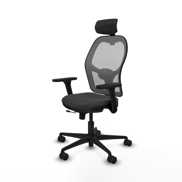 PIQUERAS Y CRESPO Silla de oficina Jorquera con mecanismo Sincro/Traslack Gris