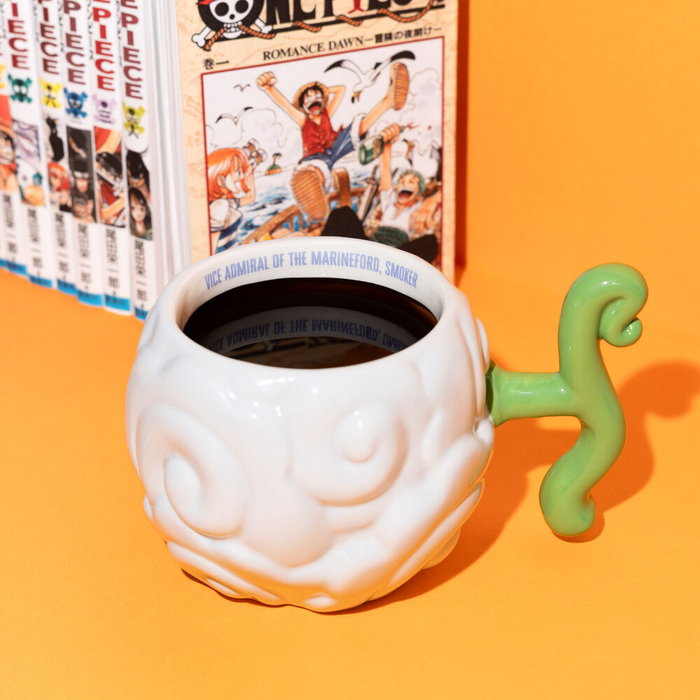 ERIK Taza 3D Fruta Smoke-Smoke One Piece - Taza de cerámica personalizada