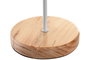 DKD Home Decor - Lámpara de Sobremesa Urban, Estilo Moderno, Color Marrón y Blanco, 25x53 cm, con Pantalla de Lino y Portalámparas E27 - Pack de 4 Unidades
