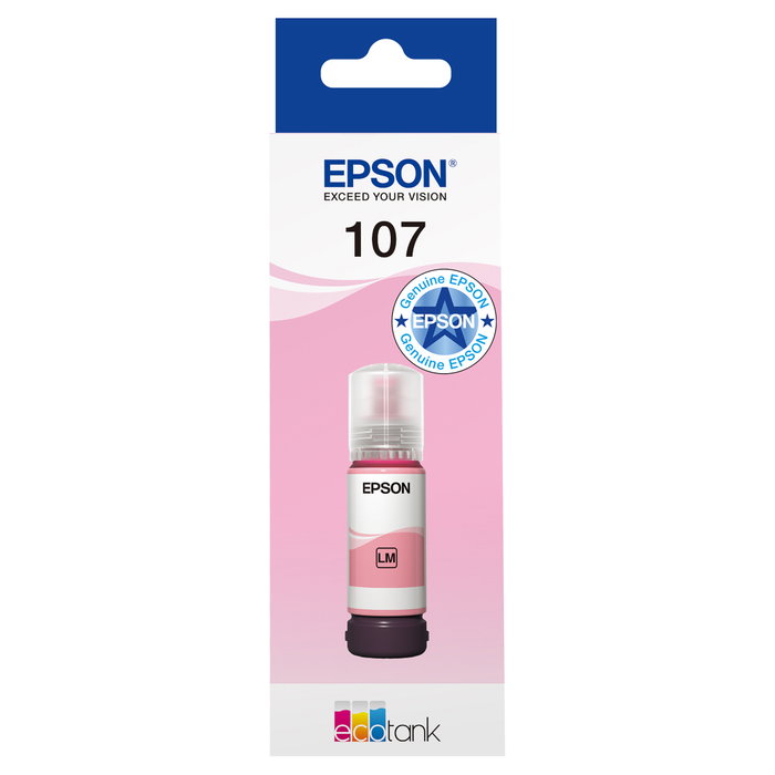 Epson 107 Magenta claro Botella de tinta Epson 107 Magenta claro Botella de tinta
