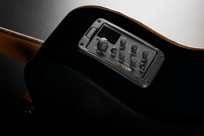 LAG Guitarra Acústica Auditorium A/E Cutaway Edición Limitada Bisel Negra Cedro Rojo Macizo Brillante LAG Guitarra Acústica Auditorium A/E Cutaway Edición Limitada Bisel Negra Cedro Rojo Macizo Brillante