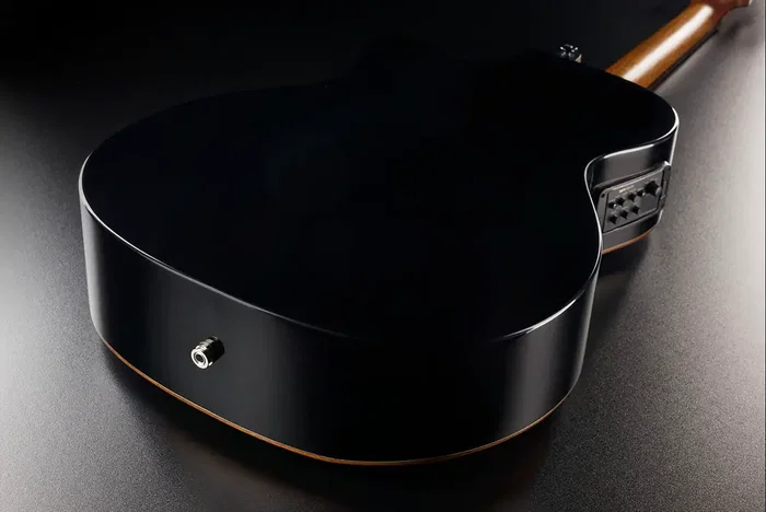 LAG Guitarra Acústica Auditorium A/E Cutaway Edición Limitada Bisel Negra Cedro Rojo Macizo Brillante LAG Guitarra Acústica Auditorium A/E Cutaway Edición Limitada Bisel Negra Cedro Rojo Macizo Brillante