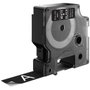Dymo Cinta de transferencia térmica D1 Blanco sobre negro 19mm x 7m
