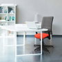 PIQUERAS Y CRESPO Silla de oficina Zulema con mecanismo Sincro, Rojo y Negro