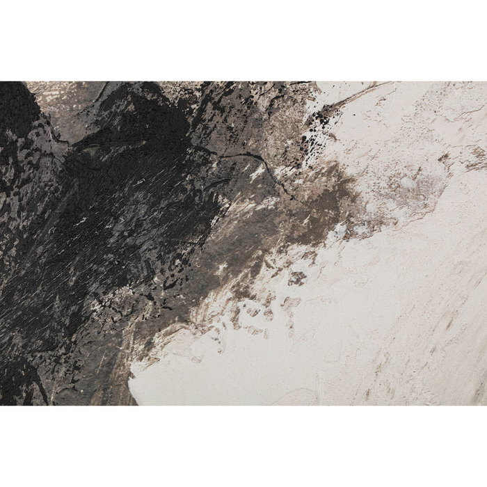 DKD Home Decor Cuadro Lienzo Abstracto 130x5x179,5 Blanco y Beige en Pino