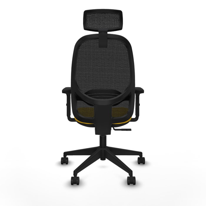PIQUERAS Y CRESPO Silla de oficina Cilanco con mecanismo Sincro, Amarillo y Negro PIQUERAS Y CRESPO Silla de oficina Cilanco con mecanismo Sincro, Amarillo y Negro