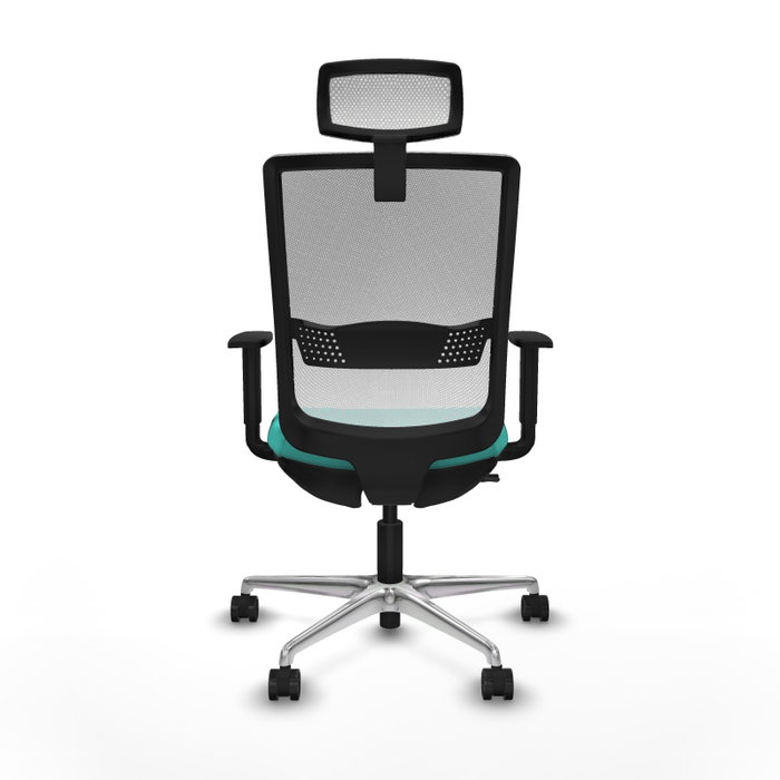 PIQUERAS Y CRESPO Silla de oficina Haches Turquesa y Blanco PIQUERAS Y CRESPO Silla de oficina Haches Turquesa y Blanco