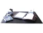 Q-connect Vade de sobremesa de polipropileno negro 50x63 cm