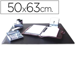 Q-connect Vade sobremesa polipropileno negro 50x63 cm