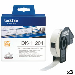 Brother Rollo de Etiquetas DK11204 de 17x54 mm, 400 unidades