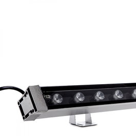 Bañador de Pared LED Exterior 18W RGB IP65 con Mando a Distancia 40.000H [HO-BN-18W-RGB]