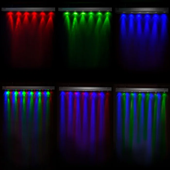 Bañador de Pared LED 18W IP65 RGB Mando 40.000H [HO-BN-18W-RGB]