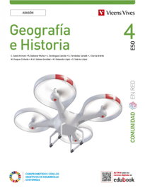 VICENS VIVES, GEOGRAFIA E HISTORIA 4 ARAGON (COMUNIDAD EN RED)