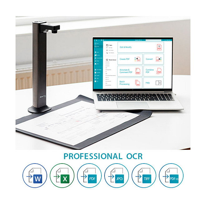 IRIS I.R.I.S. Iriscan Desk 7 Pro Escáner de Captura Aérea 4912 x 3680 dpi A3 Negro IRIS I.R.I.S. Iriscan Desk 7 Pro Escáner de Captura Aérea 4912 x 3680 dpi A3 Negro