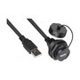 GoodConnections Alargador de Industria para Montar en Rack S4-USB 2.0 1 metro