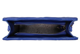 Lucky Bees Bandolera 410 Azul Saxo Polipiel Mujer 30x9x18cm
