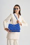 Lucky Bees Bandolera 410 Azul Saxo Polipiel Mujer 30x9x18cm
