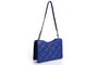 Lucky Bees Bandolera 410 Azul Saxo Polipiel Mujer 30x9x18cm