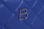 Lucky Bees Bandolera 410 Azul Saxo Polipiel Mujer 30x9x18cm