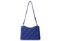 Lucky Bees Bandolera 410 Azul Saxo Polipiel Mujer 30x9x18cm