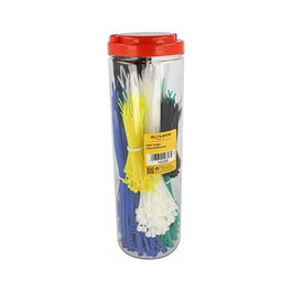 DeLOCK Caja de Bridas Surtidas 600 Piezas Colores Variados