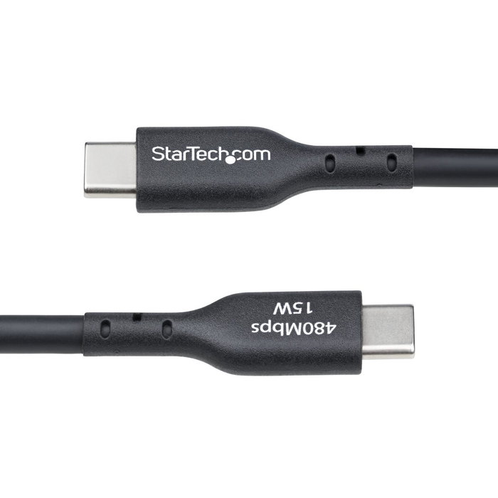 Cable USB Startech USB2AC4MBKE Negro Cable USB Startech USB2AC4MBKE Negro