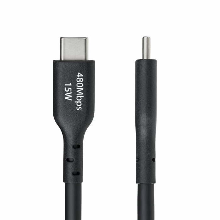 Cable USB Startech USB2AC4MBKE Negro Cable USB Startech USB2AC4MBKE Negro