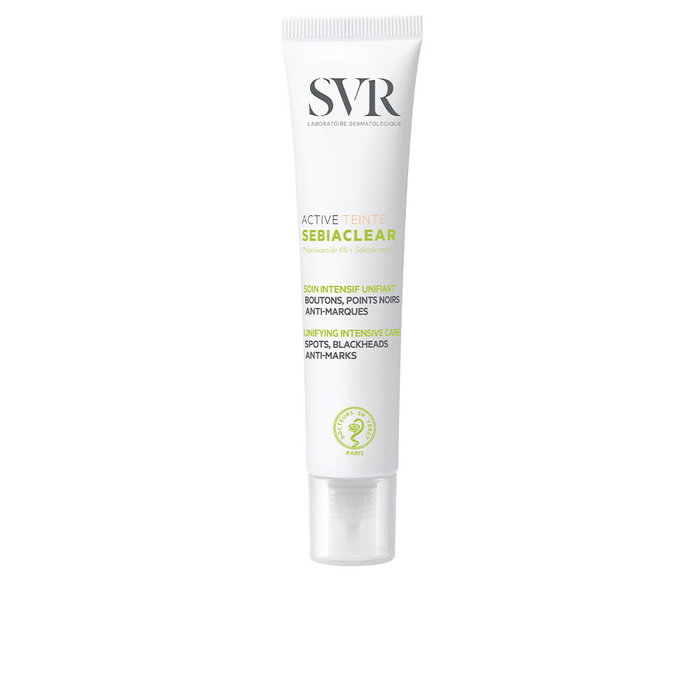 SVR SEBIACLEAR active teintee - Tratamiento intensivo para acné, poros y puntos negros que unifica el tono, 40 ml SVR SEBIACLEAR active teintee - Tratamiento intensivo para acné, poros y puntos negros que unifica el tono, 40 ml