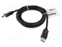 GOOBAY Cable DisplayPort 2.1 de 2m, 8K/144Hz, Negro