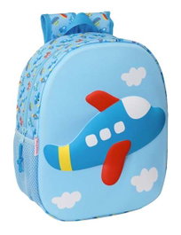 Safta Mochila 3D Avión 27x33x10cm