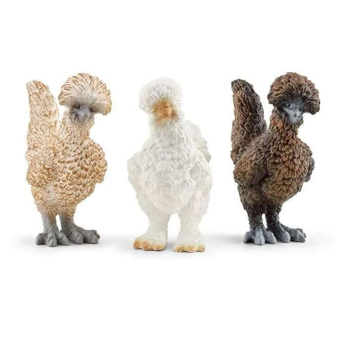 Schleich 42574 - Chicken Trio - Rango mundial agrícola