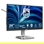 Philips 24B2N4200/00 Monitor 23.8" Full HD IPS 1920x1080 120Hz 4ms, USB-C, USB Hub, Altavoces, Ajuste de Altura, Pivote, Gris