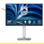 Philips 24B2N4200/00 Monitor 23.8" Full HD IPS 1920x1080 120Hz 4ms, USB-C, USB Hub, Altavoces, Ajuste de Altura, Pivote, Gris