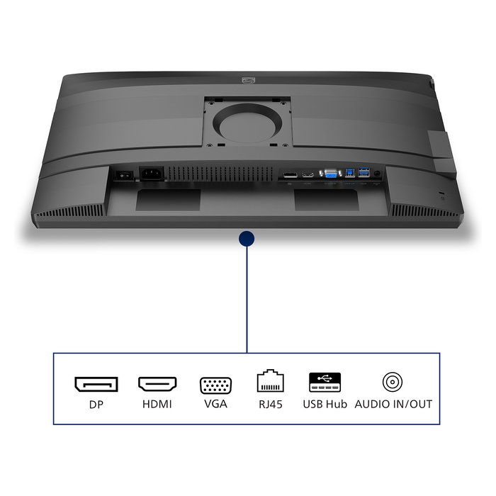 Philips 24B2N4200/00 Monitor 23.8" Full HD IPS 1920x1080 120Hz 4ms, USB-C, USB Hub, Altavoces, Ajuste de Altura, Pivote, Gris Philips 24B2N4200/00 Monitor 23.8" Full HD IPS 1920x1080 120Hz 4ms, USB-C, USB Hub, Altavoces, Ajuste de Altura, Pivote, Gris